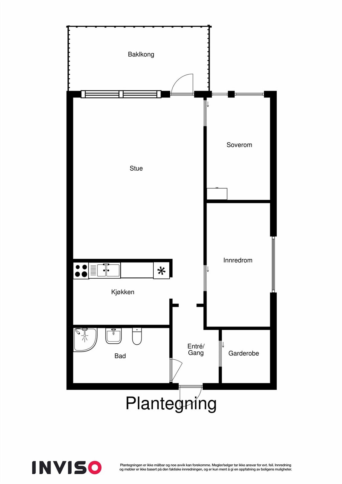 2D plantegning Galleribilde