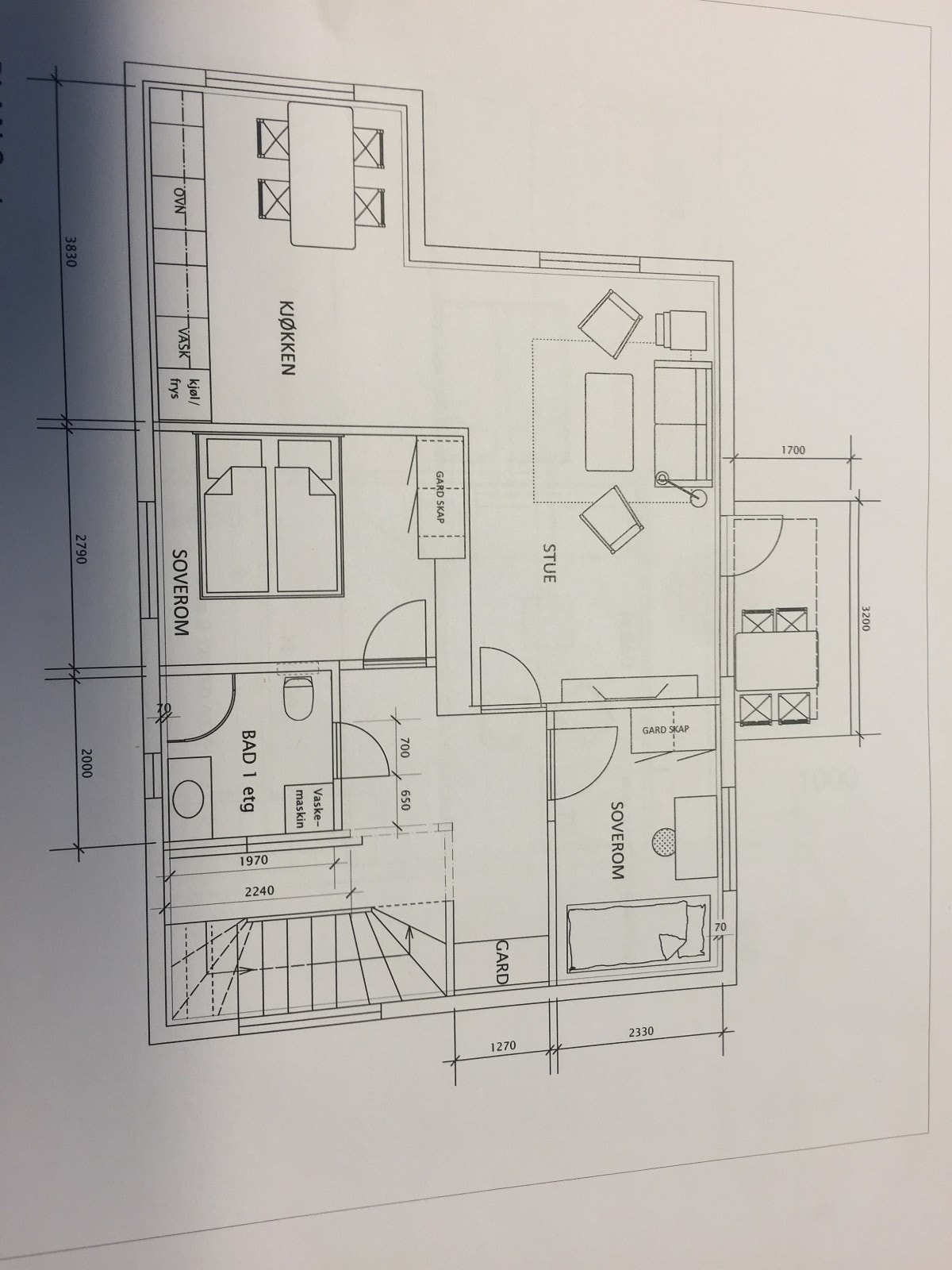 Plantegning 2 etg Galleribilde