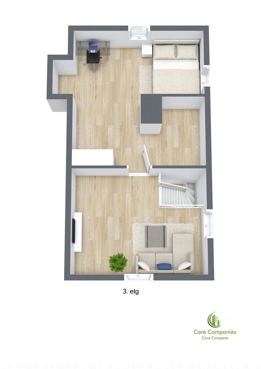 Plantegning 3 etasje Galleribilde