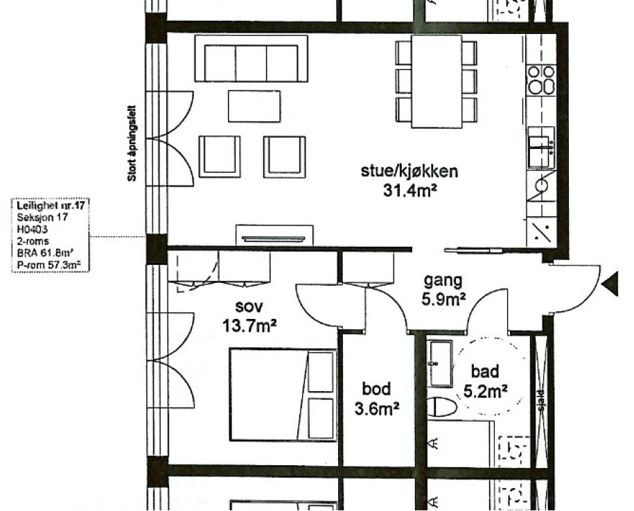 Plantegning Galleribilde