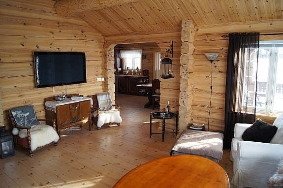 Stue mot kjøkken. Galleribilde