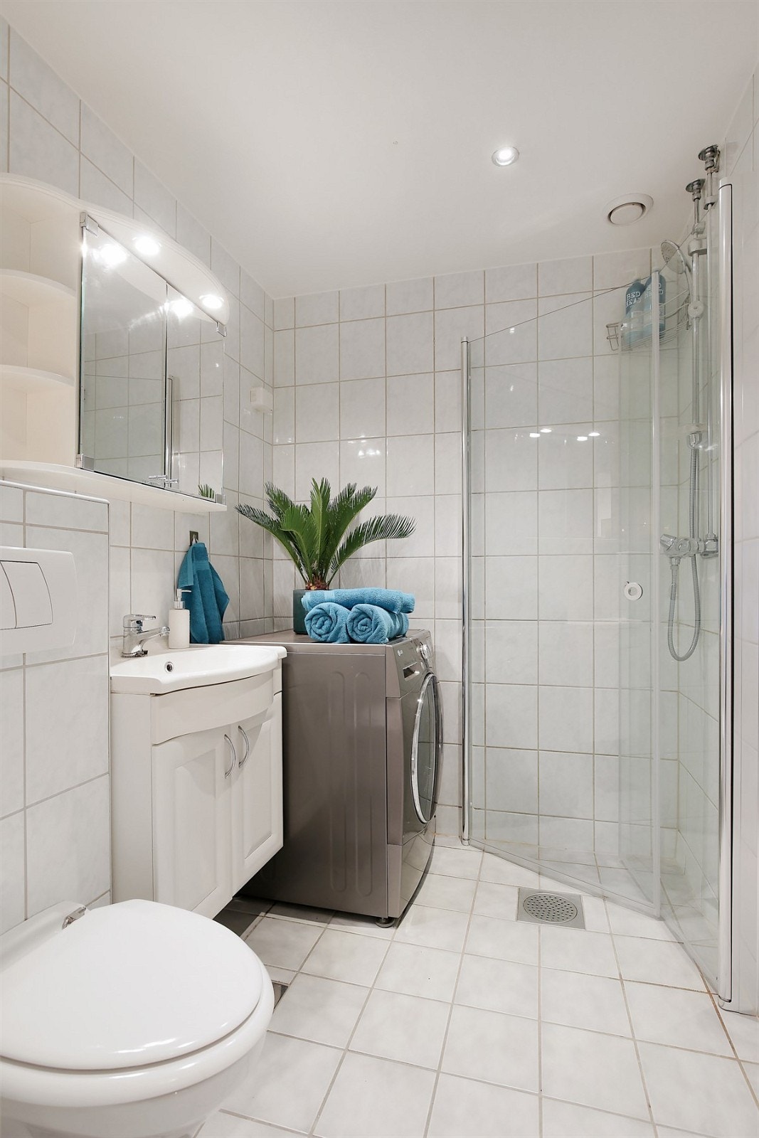 Nye dusjvegger satt inn i 2016. Galleribilde