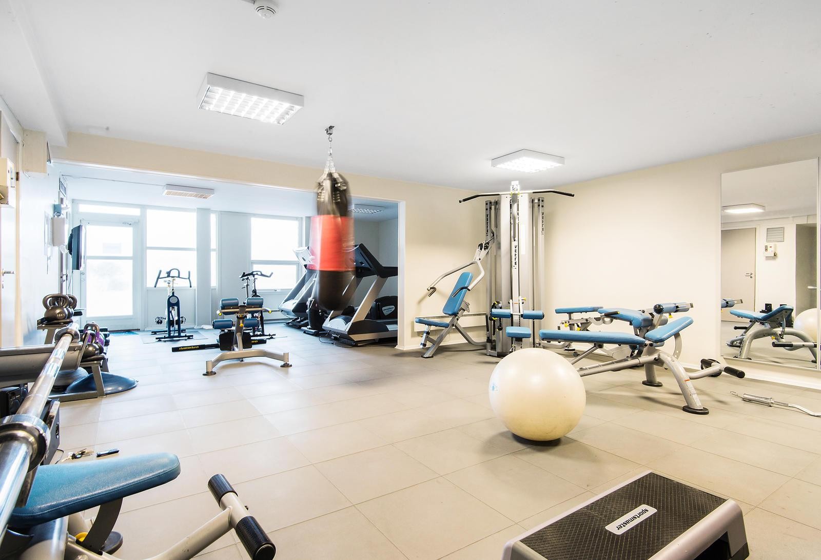 Borettslaget har eget trimrom i underetasjen Galleribilde