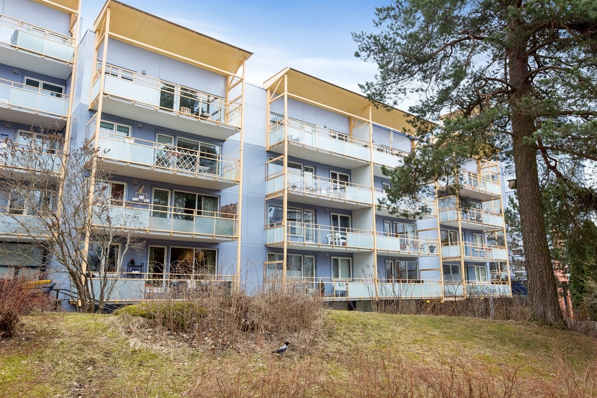 Fasade | Balkonger har blitt rehabilitert i regi av borettslaget. Galleribilde