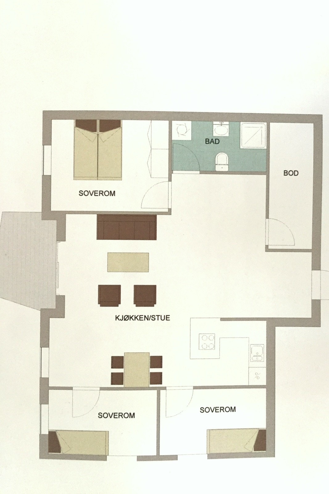Plantegning Galleribilde