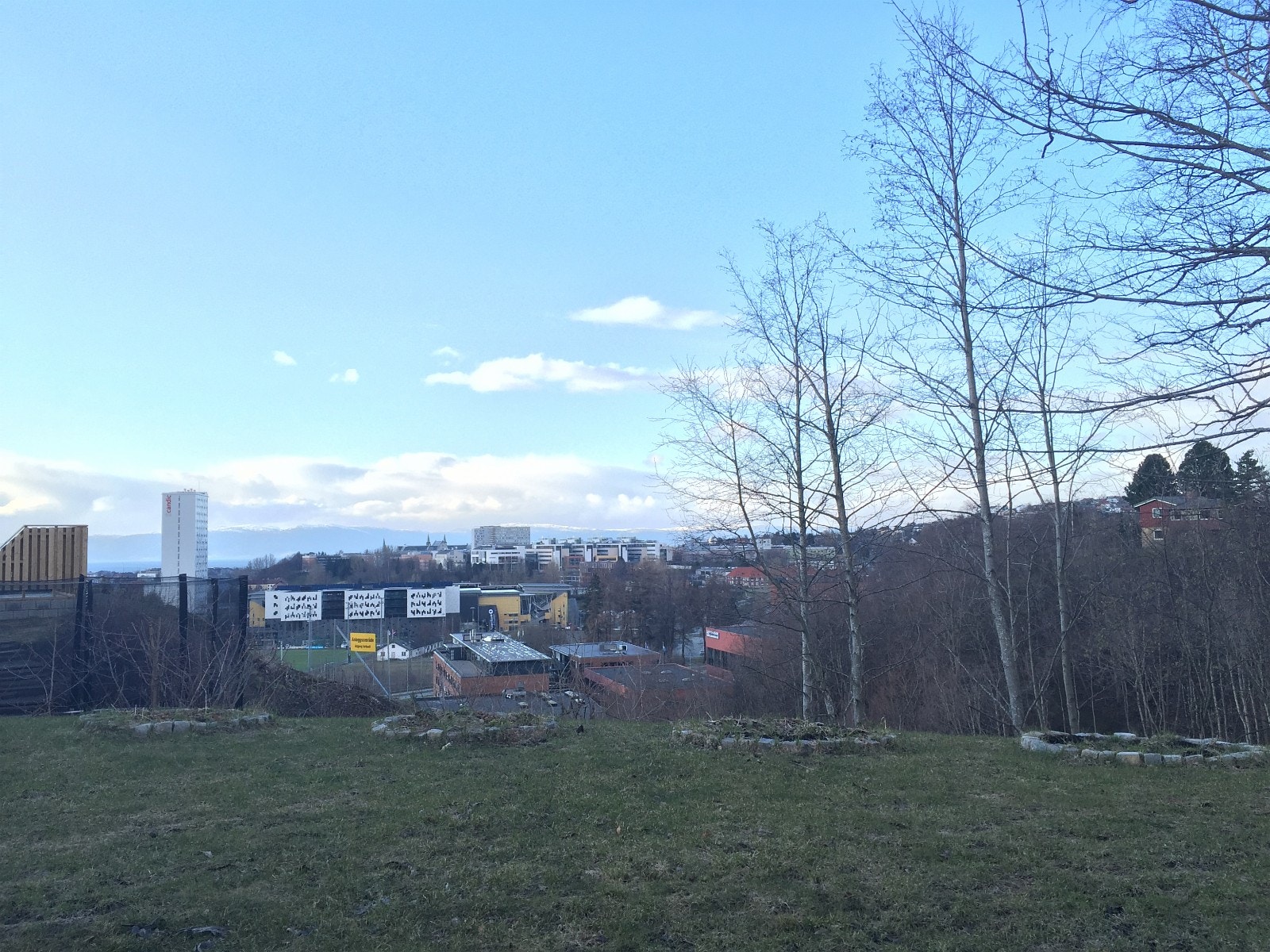 Utsikt mot NTNU fra Stue Galleribilde