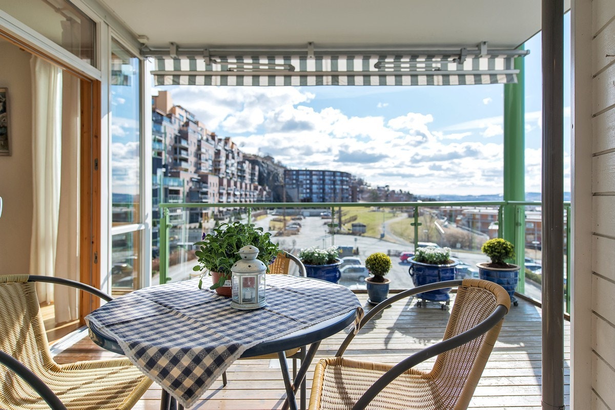 Stemning på terrassen Galleribilde