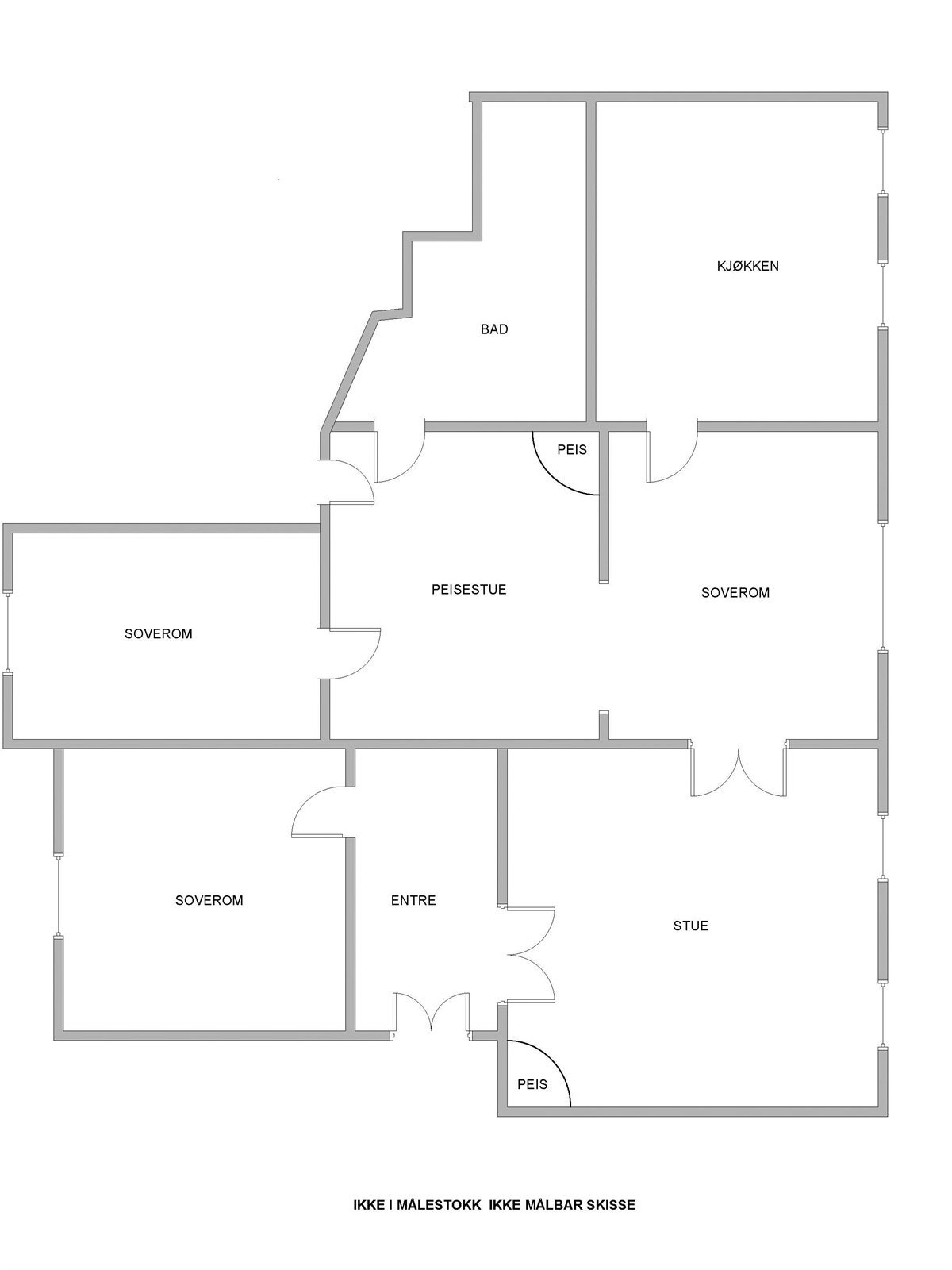 - Alternativ plantegning - Galleribilde