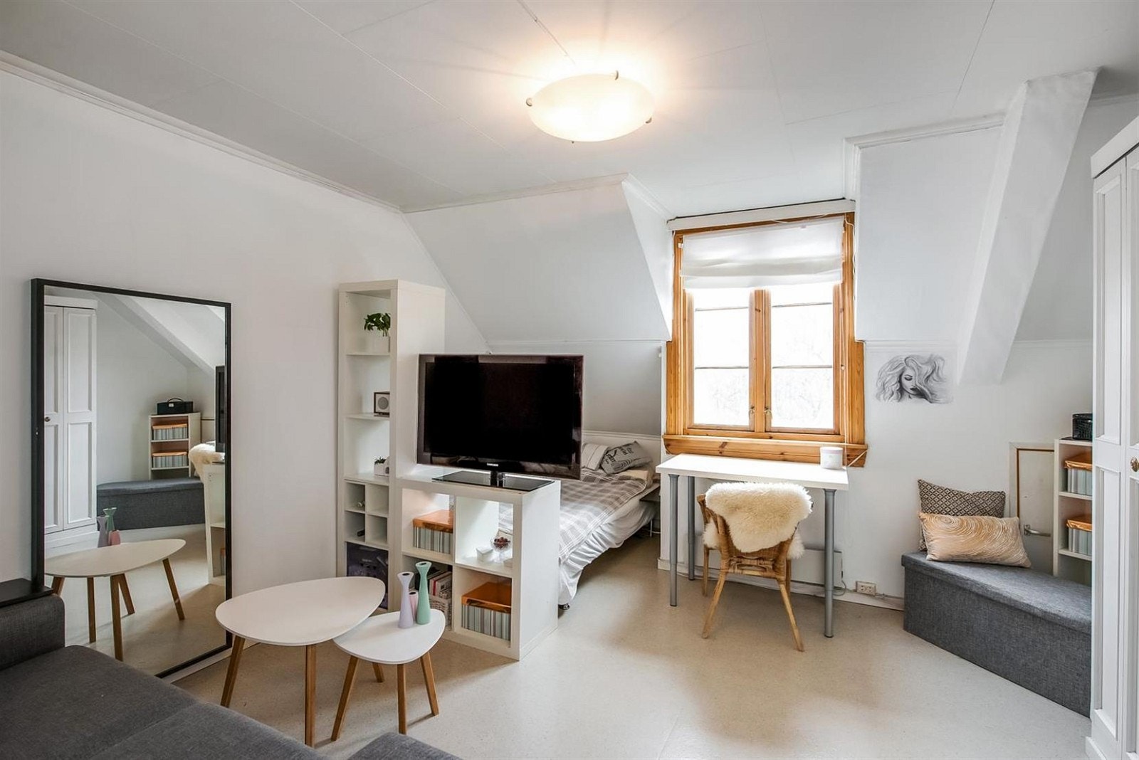 Soverom på 16 kvm. Galleribilde