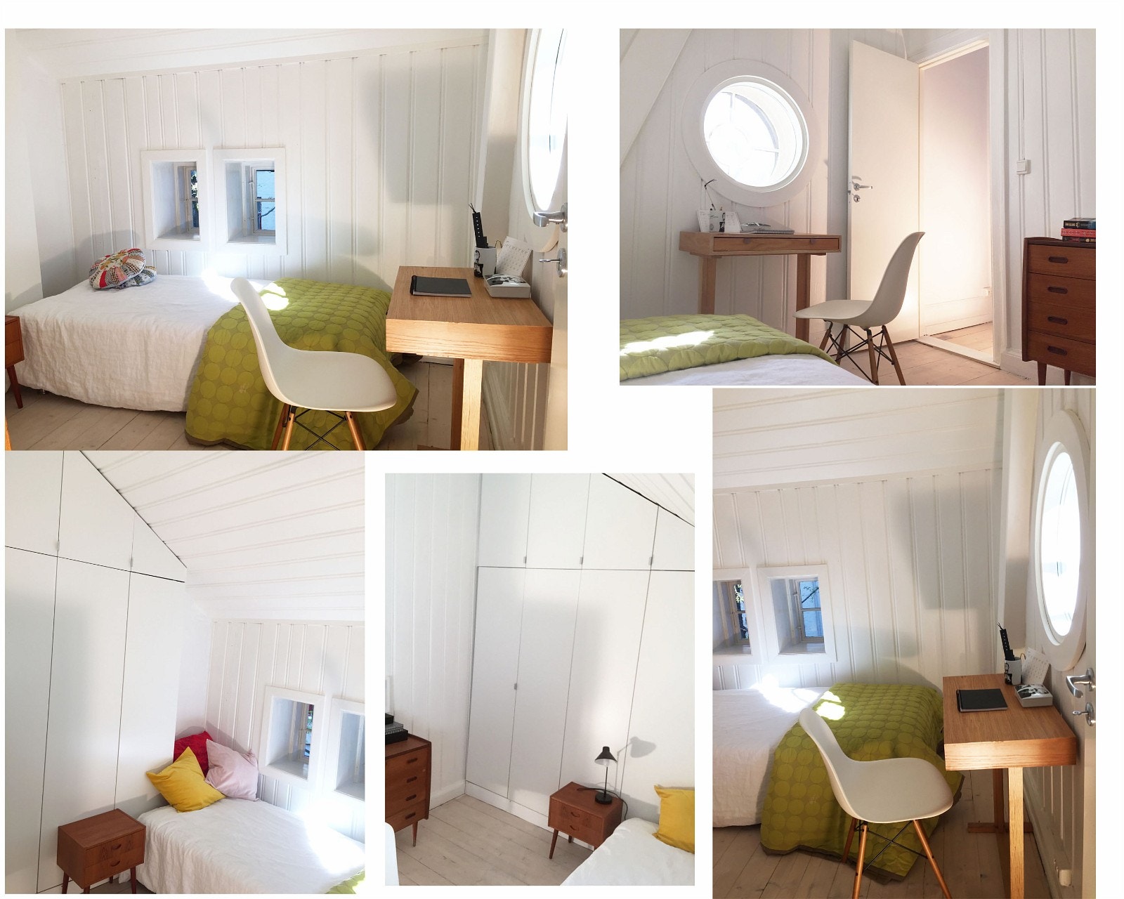 soverom 2 syd og vest vinduer, garderobe Galleribilde