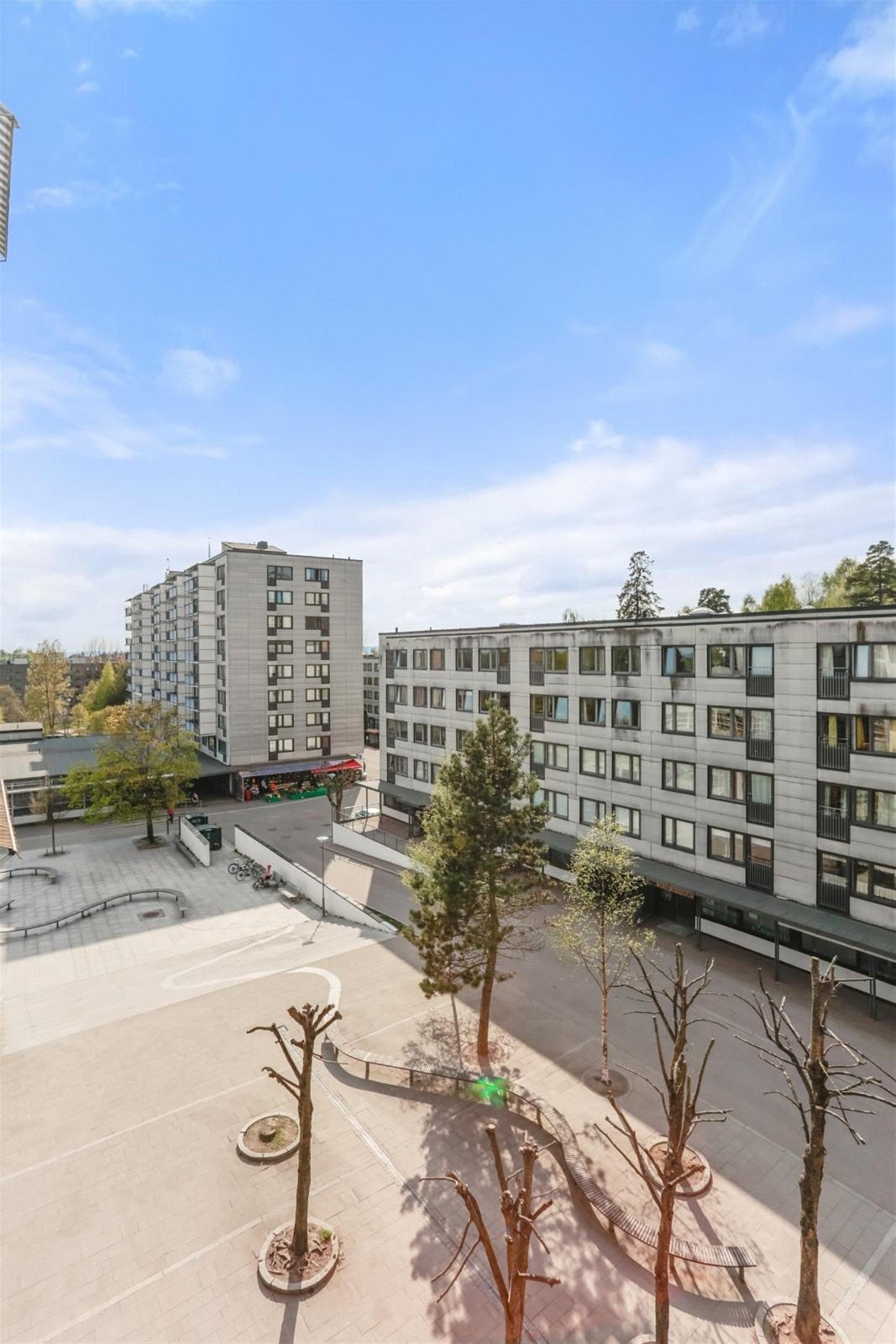 Utsikt fra balkong Galleribilde