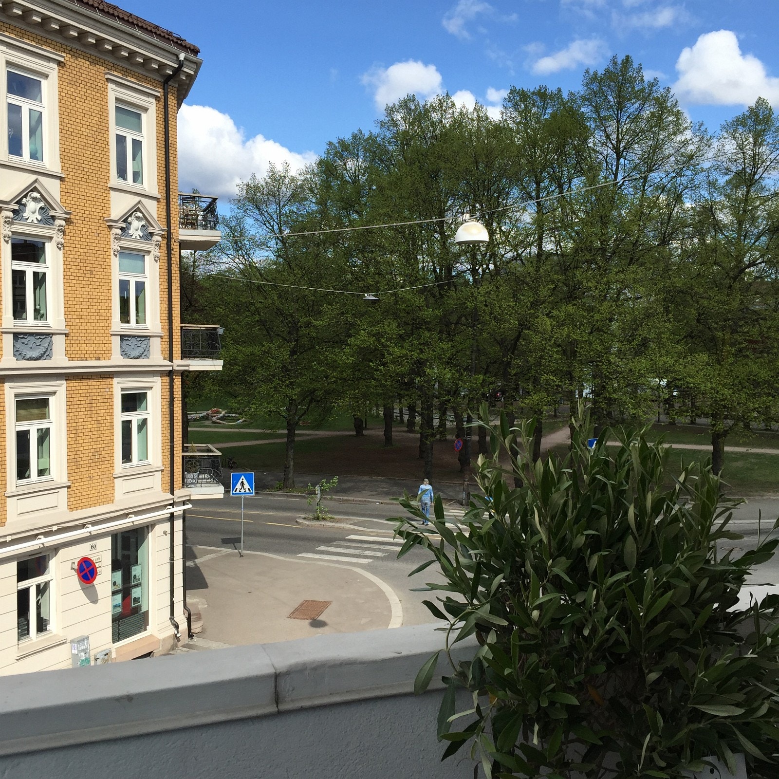 Utsikt fra terrasse Galleribilde