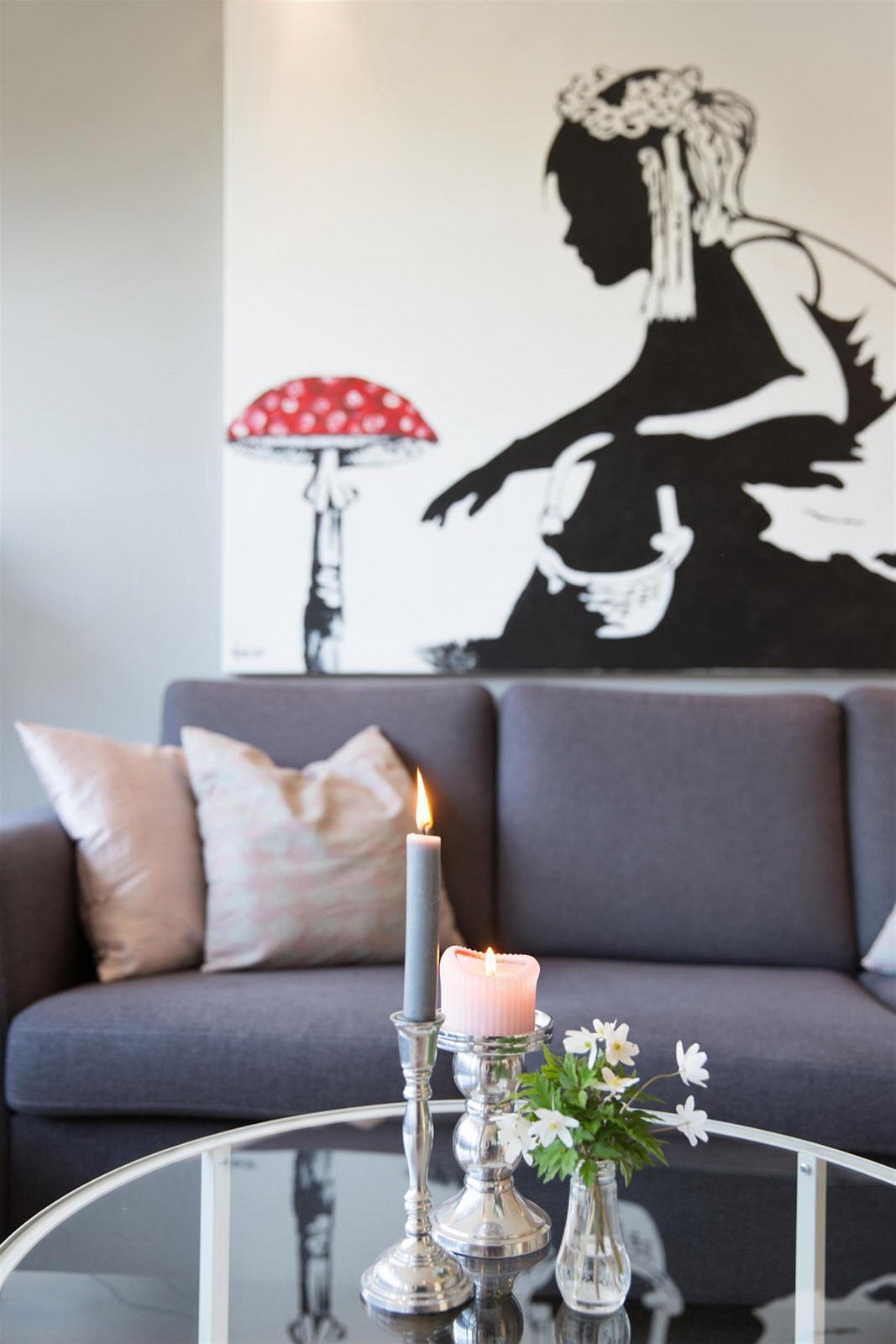 Detaljbilde stue. Galleribilde