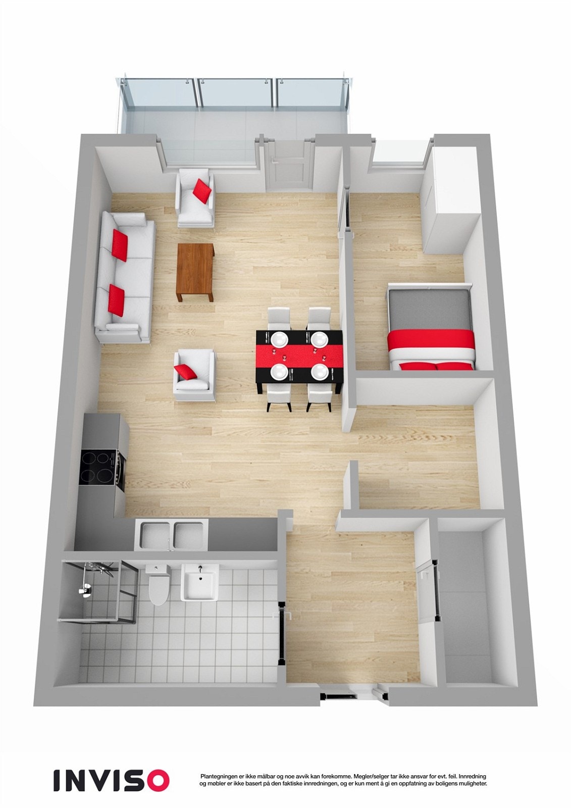 3D plan Galleribilde