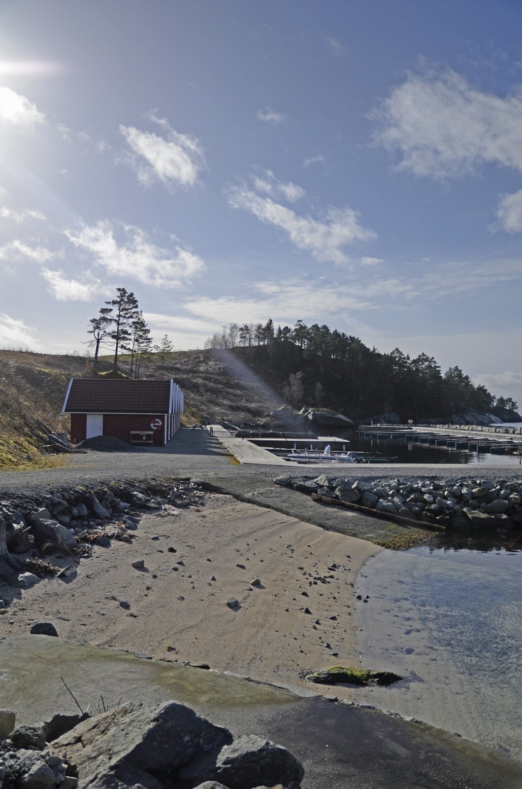 Området ved sjøen. Galleribilde