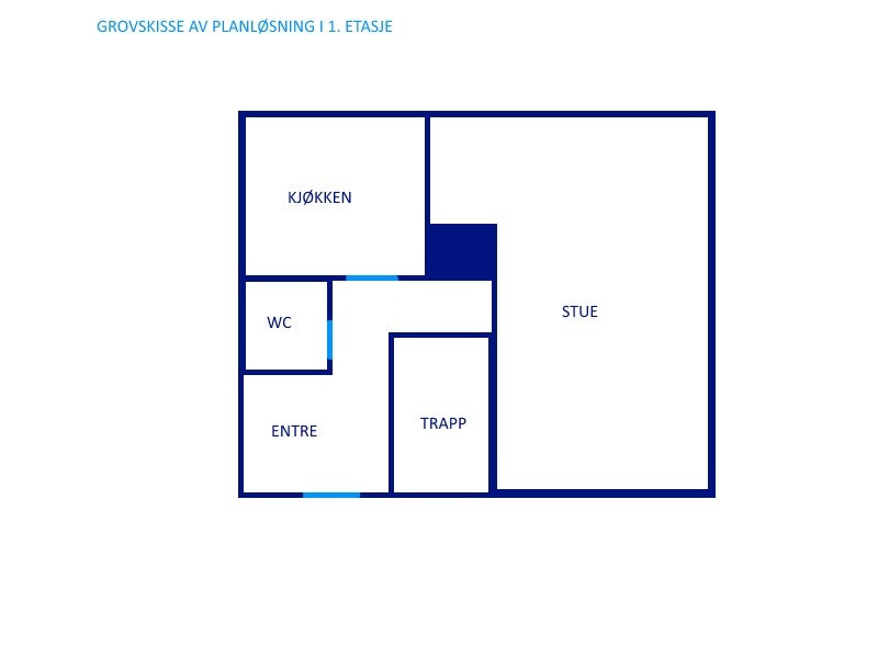Grovskisse 1. etasje Galleribilde