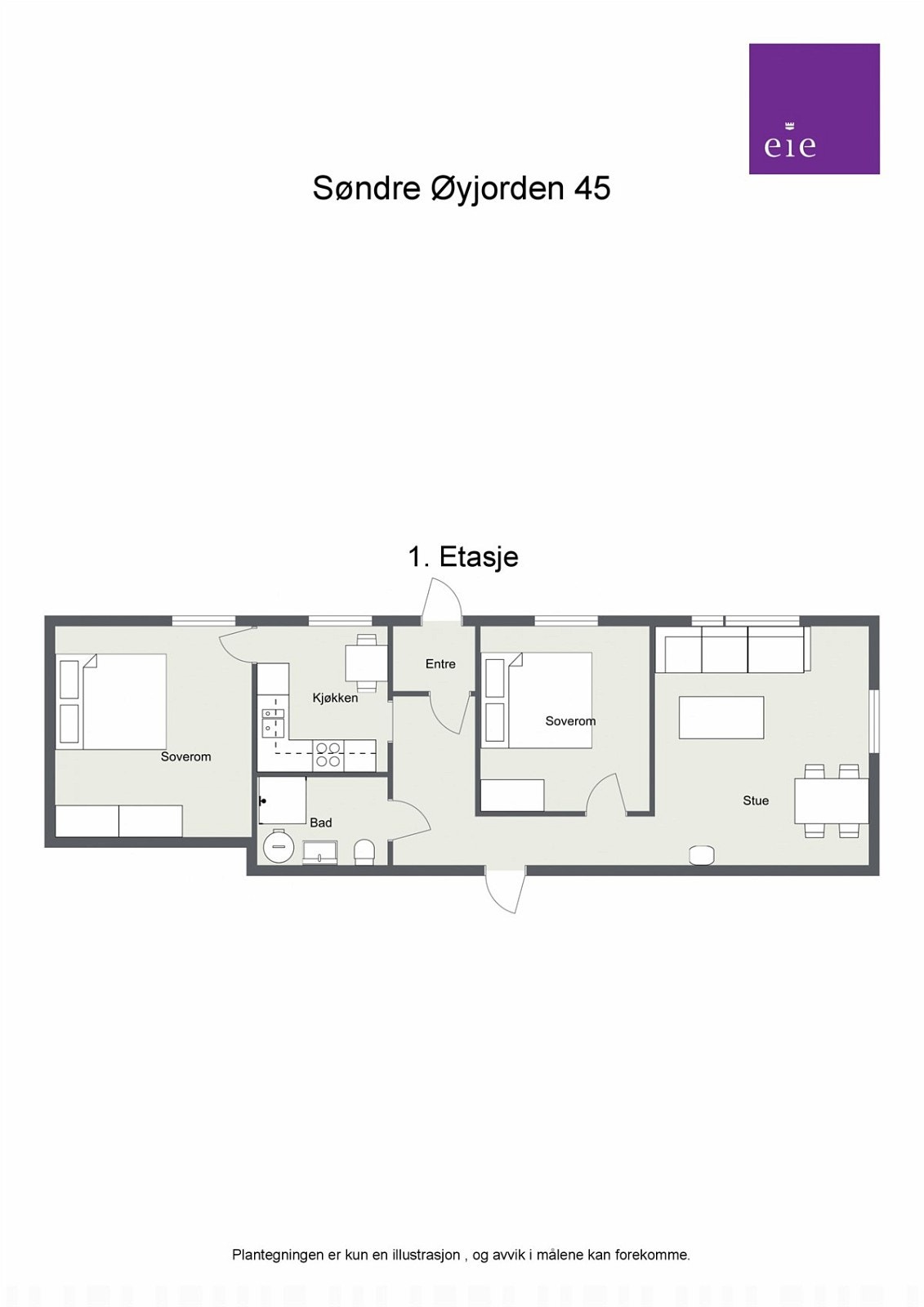 Plantegning 2D Galleribilde