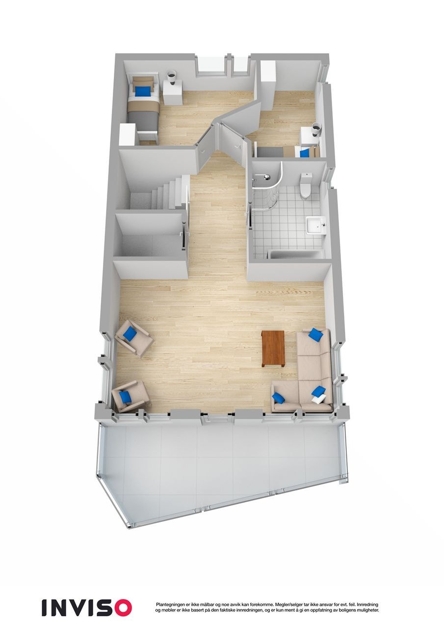 Plantegning 2. etasje Galleribilde