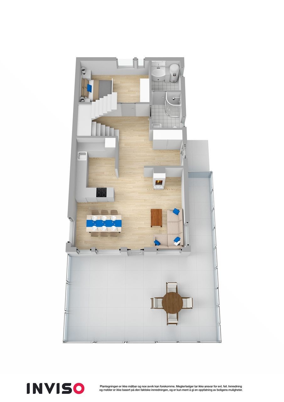 Plantegning 1. etasje Galleribilde