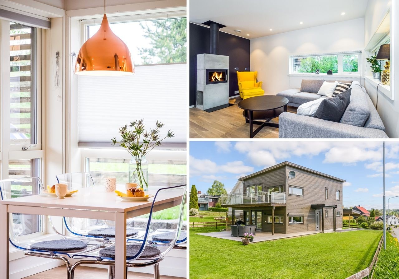 Velkommen til en hyggelig visning i Bakkevegen 2 A Galleribilde