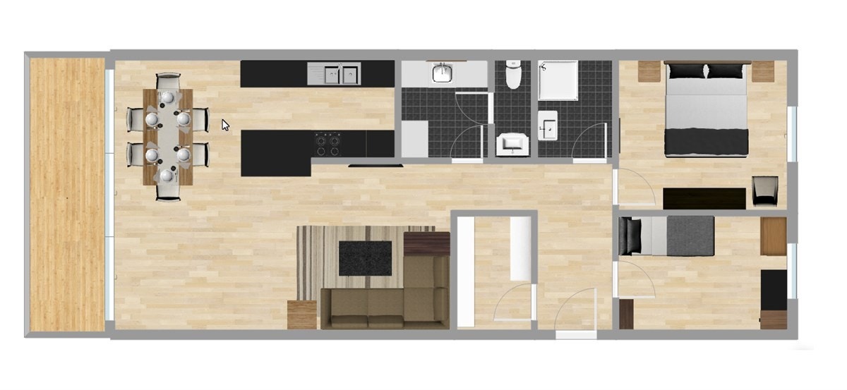 Plantegning Hovseterveien 34 B Galleribilde