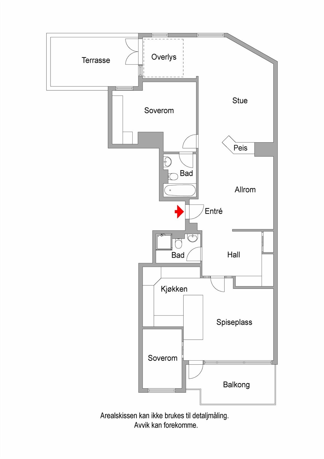 Plantegning. Galleribilde