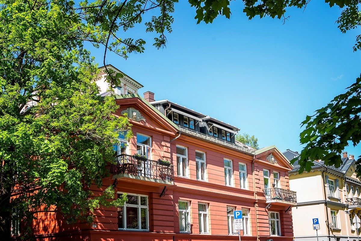 Flott balkong til leiligheten Galleribilde