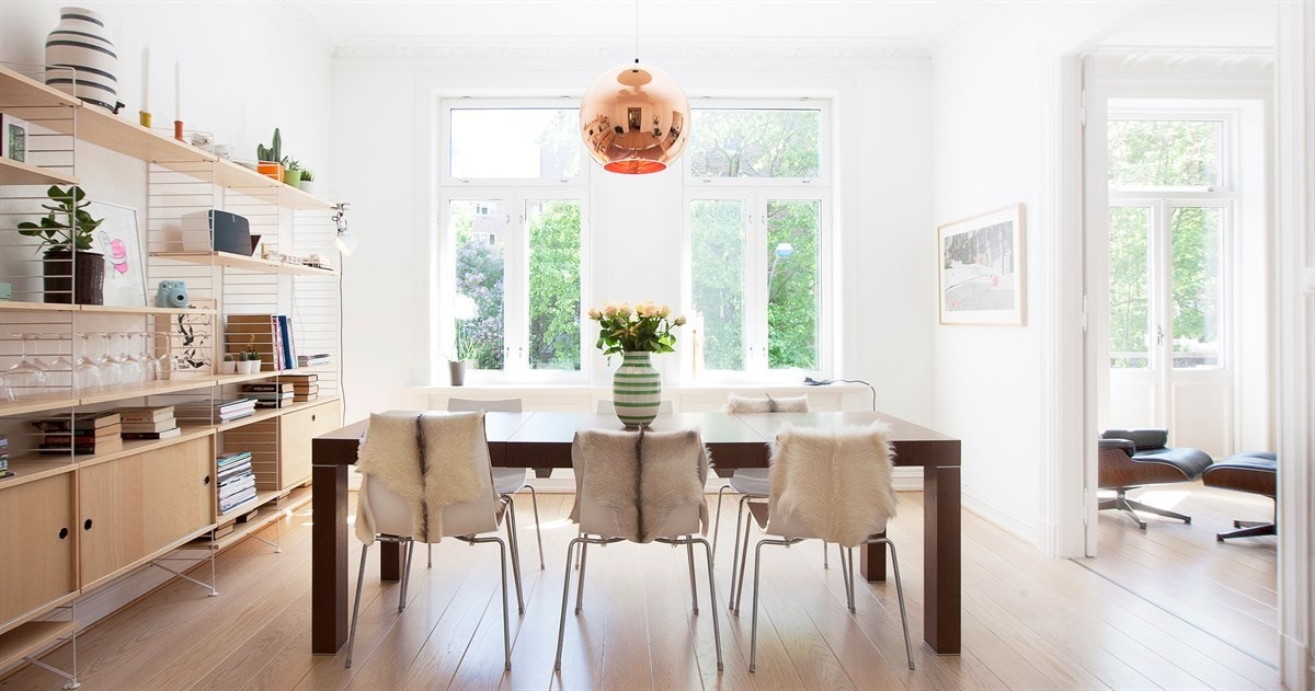 God takhøyde på ca. 3,07 m gir en luftig romfølelse Galleribilde