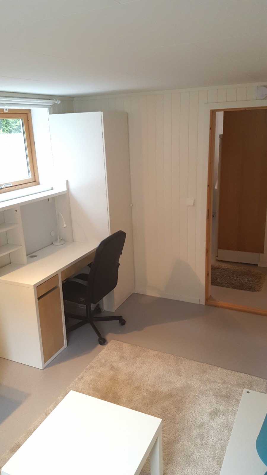 Pult og fin plass å jobbe med studier. Galleribilde