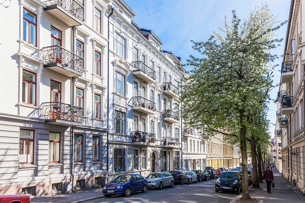 Frydenlundgata er en rolig og skjermet sidegate med lite støy og trafikk. Galleribilde