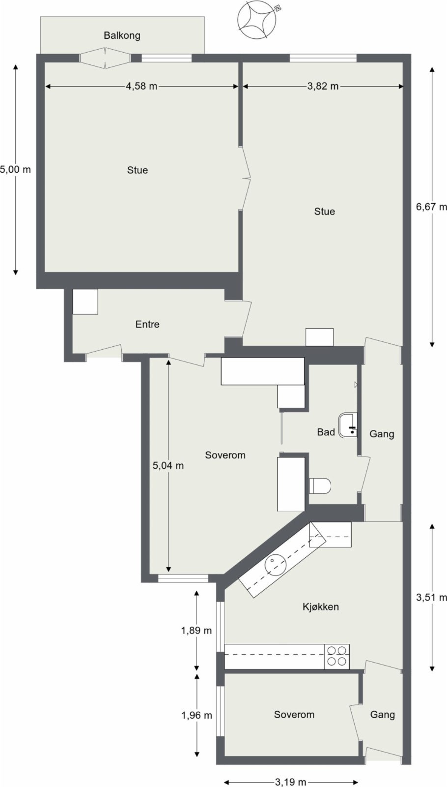 Plantegning. Galleribilde