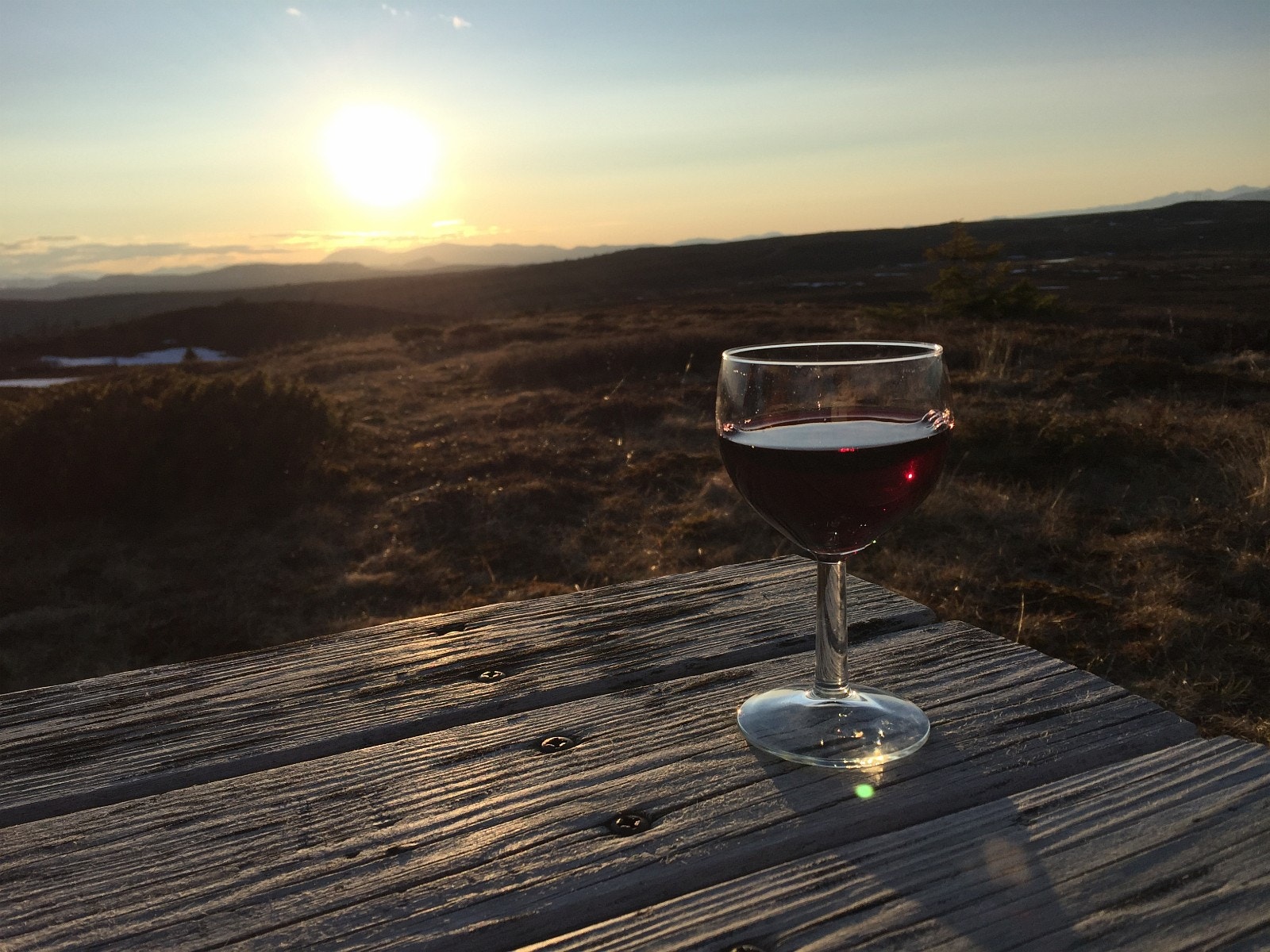 Utsikt fra Payvarden - bak hyttefeltet Galleribilde