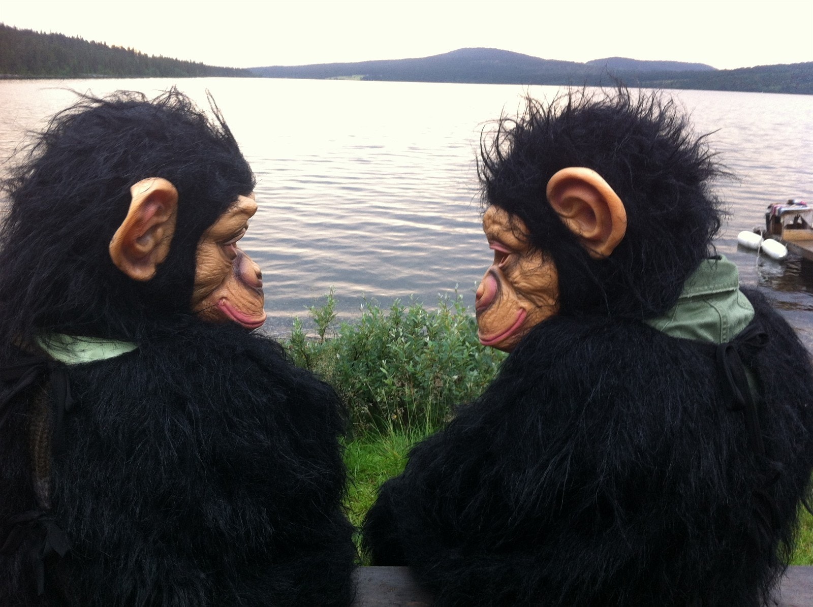 Bilde fra øving - Peer Gynt ved Gålåvannet. 15 km fra hyttefeltet. Se opp for apekatter i fjellet. Galleribilde