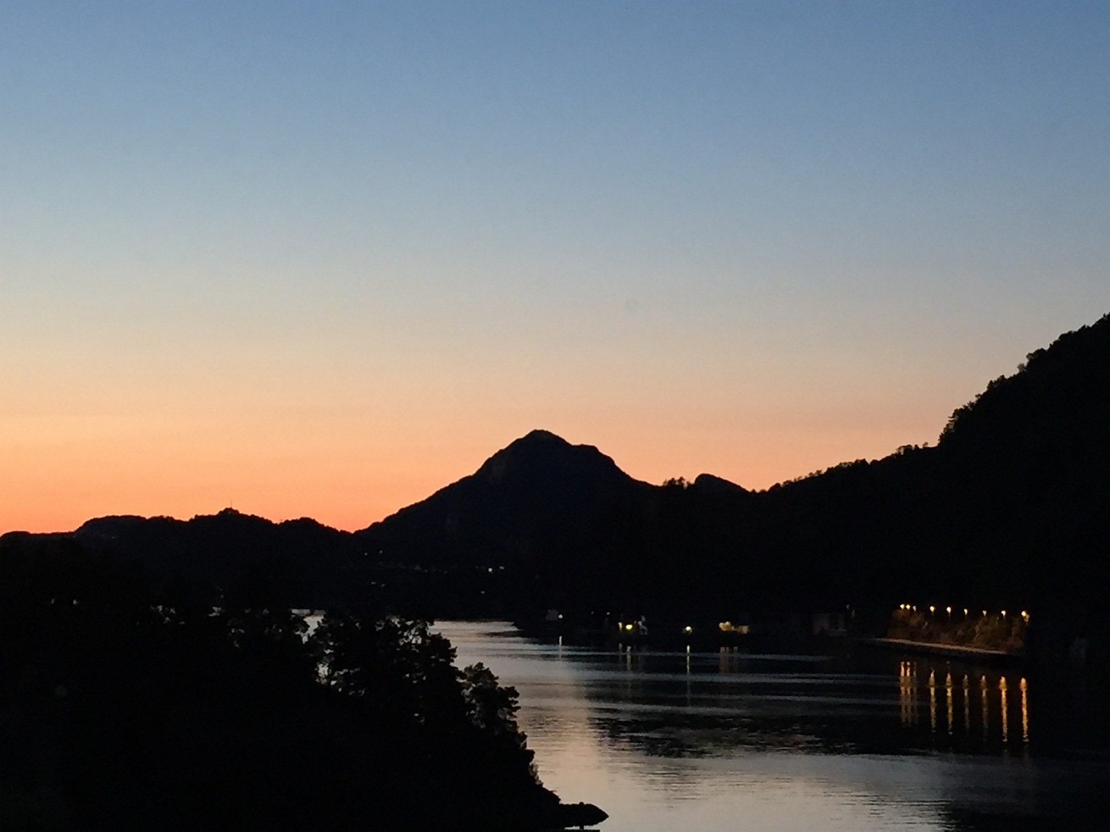 Kveldsstemning Galleribilde