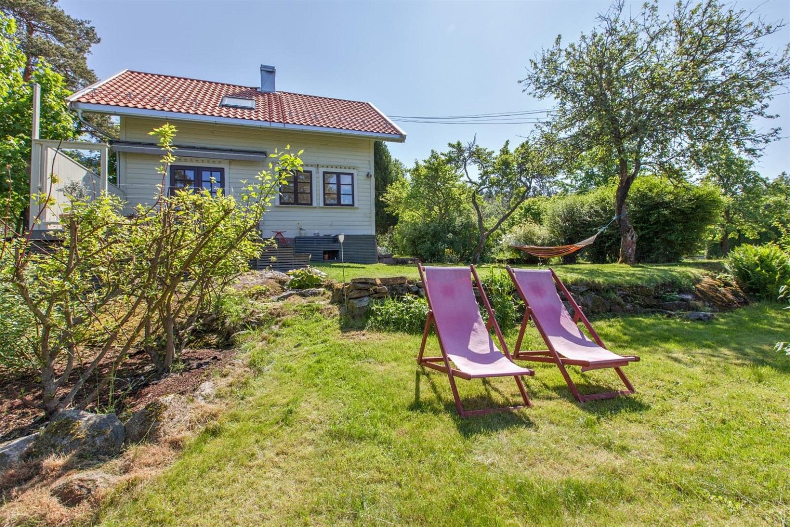 Pent opparbeidet tomt. Meget solrikt. Galleribilde