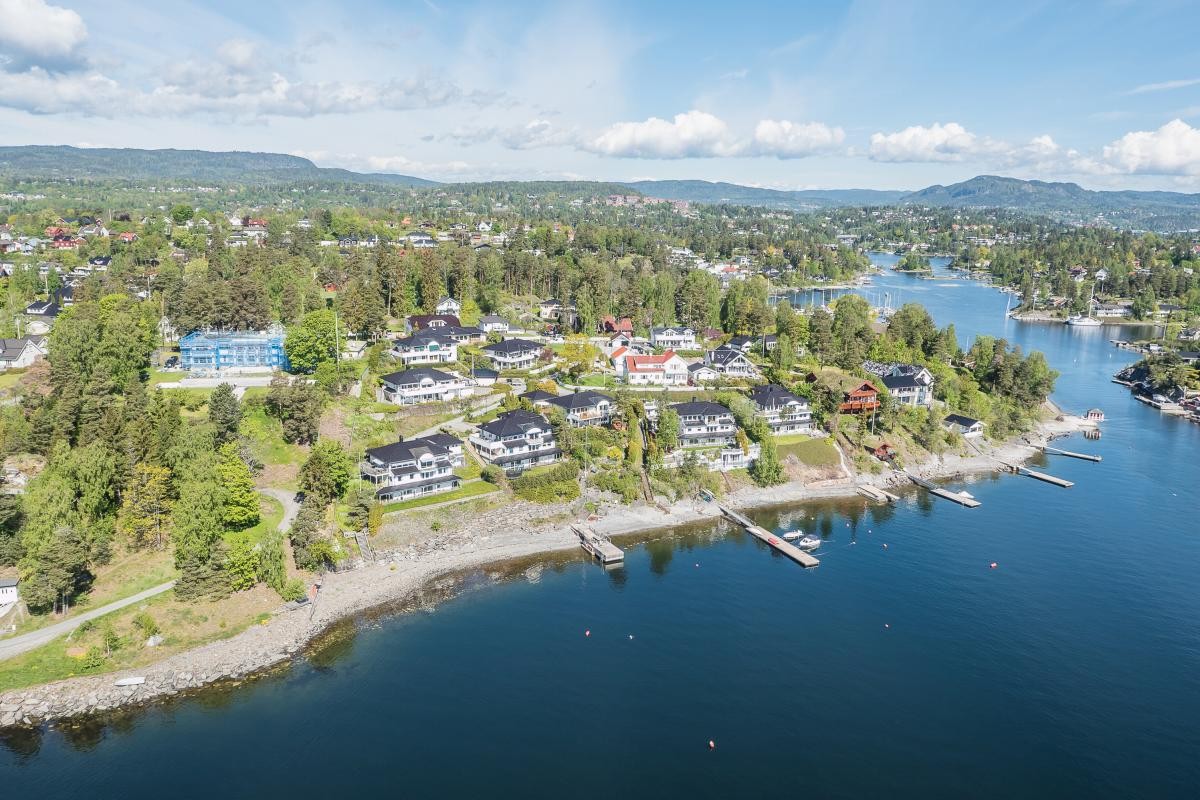 Flyfoto over Landøya Galleribilde