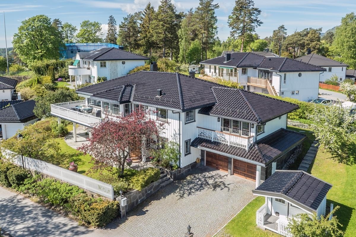 Fasade sett fra luften Galleribilde