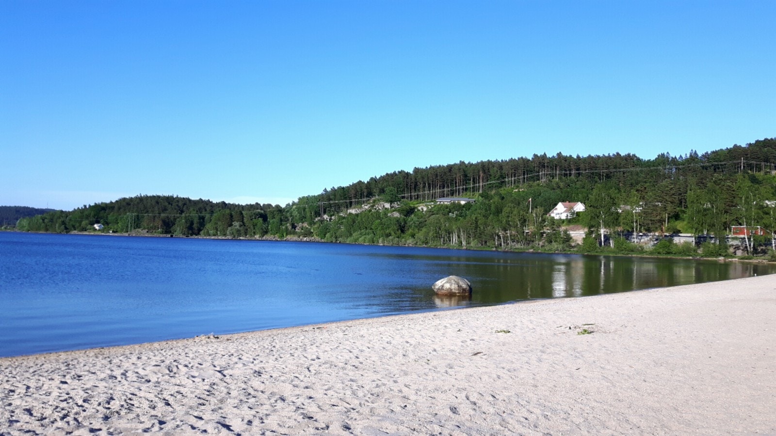 Flott strand 300m unna Galleribilde