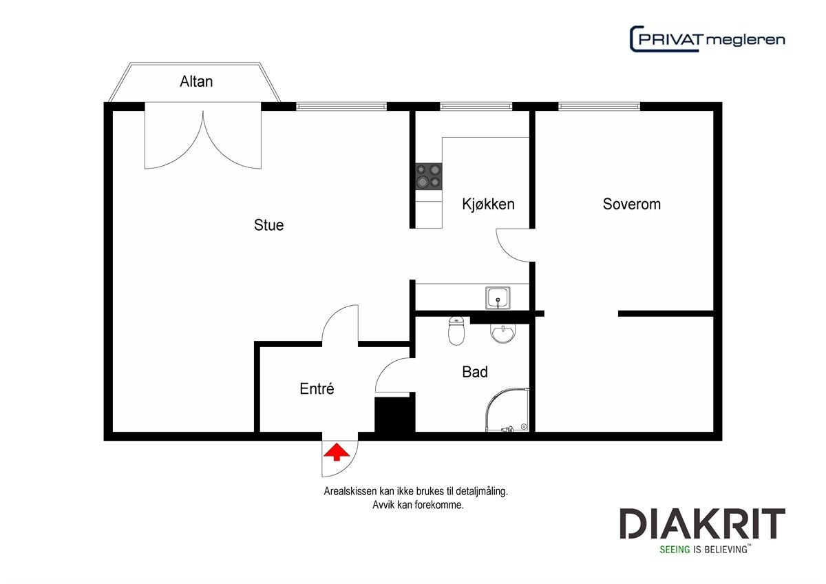Plantegning 2D Galleribilde
