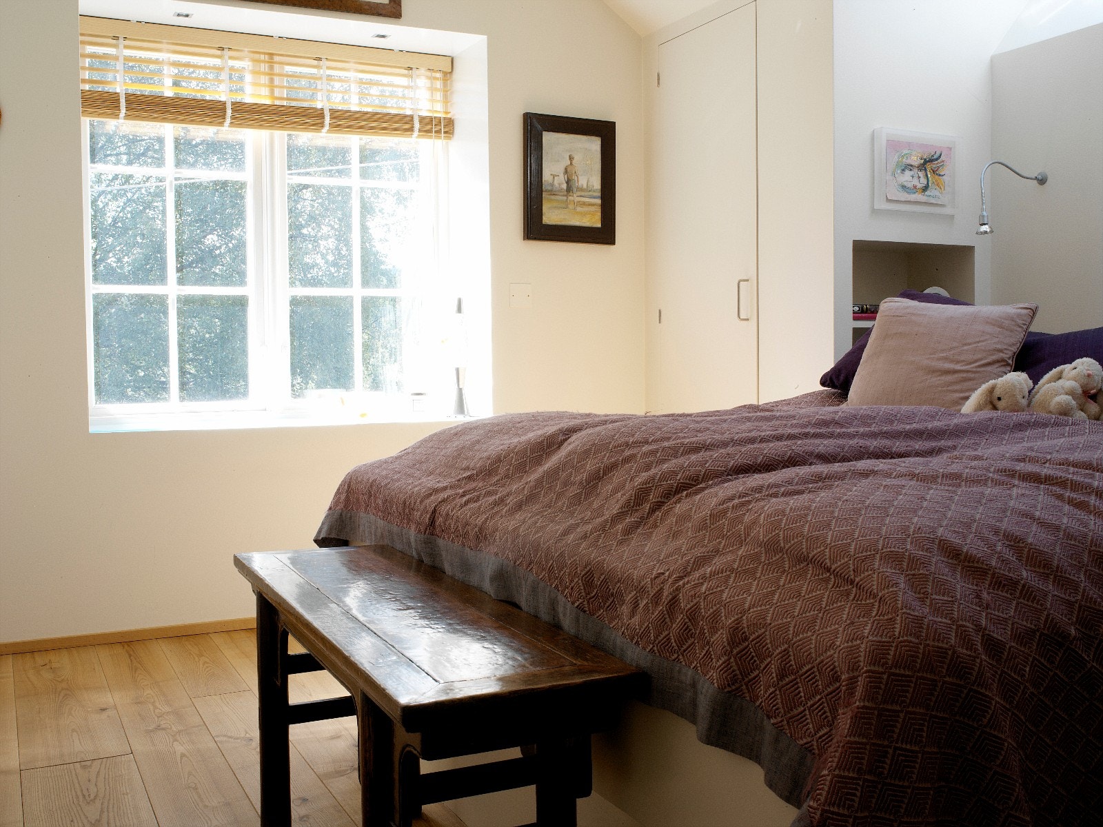 1. og største soveværelse i 2. etasje med tidl. innredning: Galleribilde