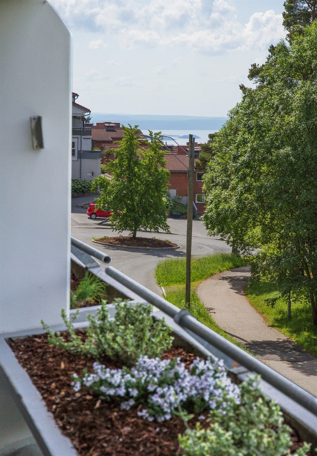 Utsyn fra terrasser Galleribilde