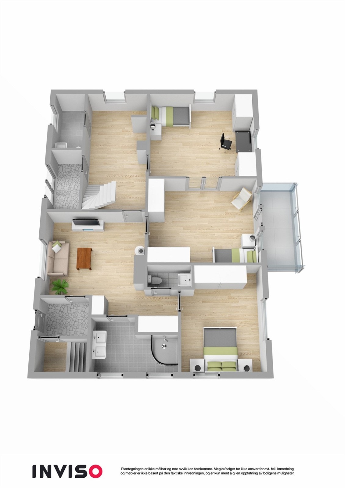 PROA Eiendomsmegling - Vi skal nå bevege oss ned til første etasje. Galleribilde