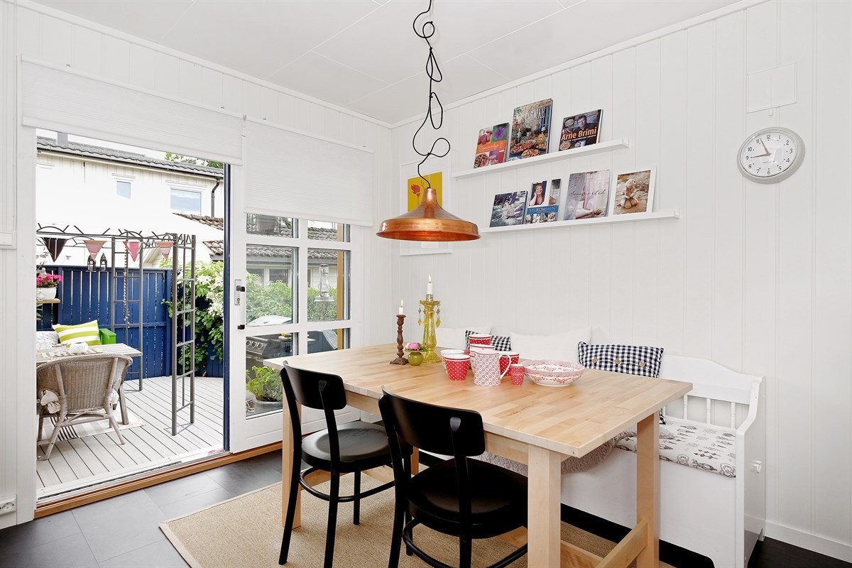 På kjøkkenet er det god plass til møblement Galleribilde