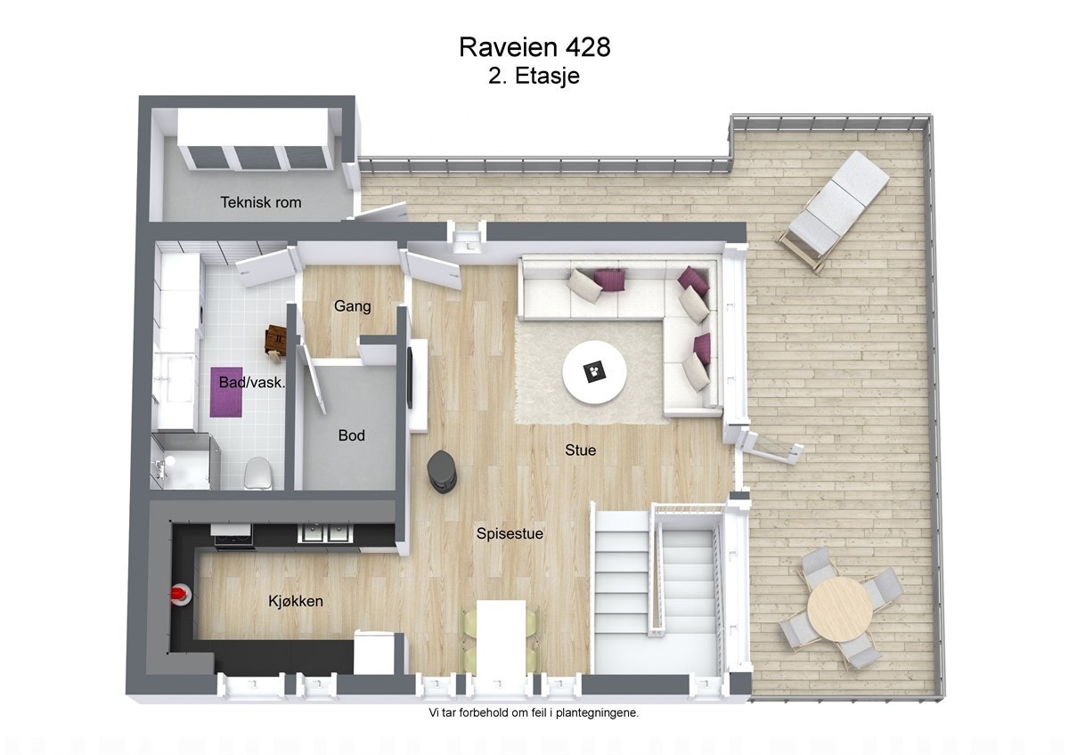 Plantegning 2.etg. Galleribilde