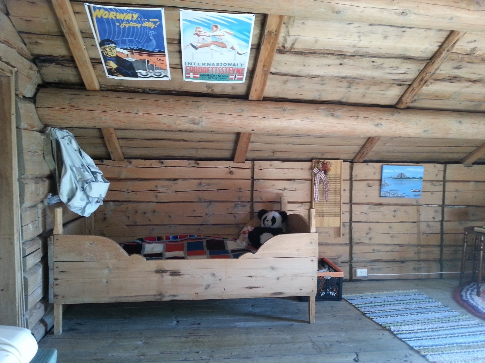 Alkoverommet oppe Galleribilde