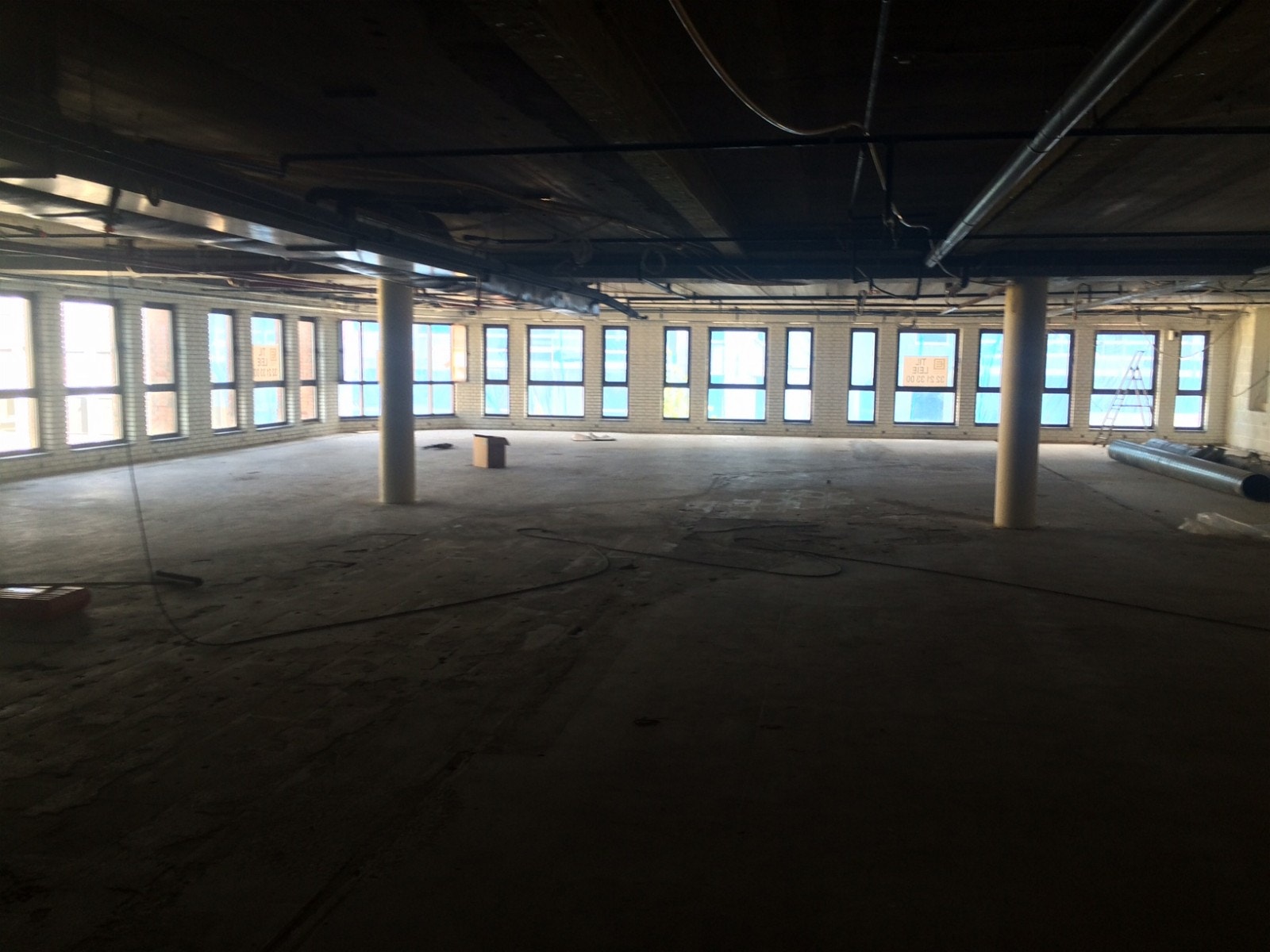 3. etasje, vinduer mot Gågata og Bragernes Atrium. Galleribilde