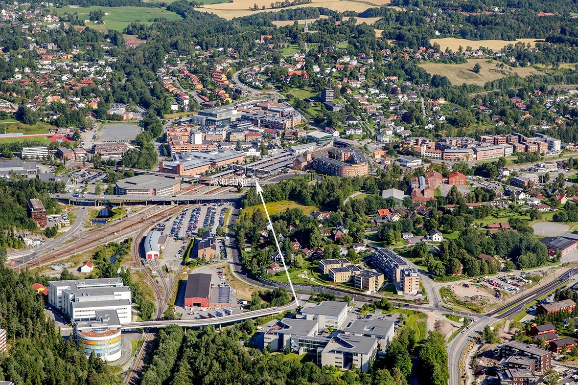 Pilmarkering fra Lensmannslia til Asker Stasjon Galleribilde