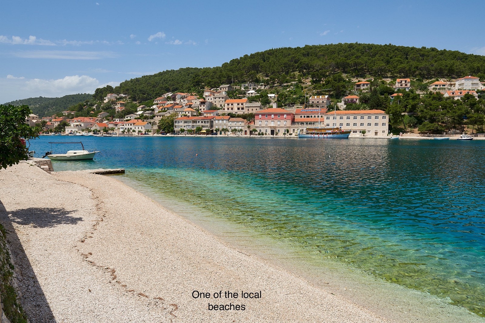 En av de lokale strendene Galleribilde