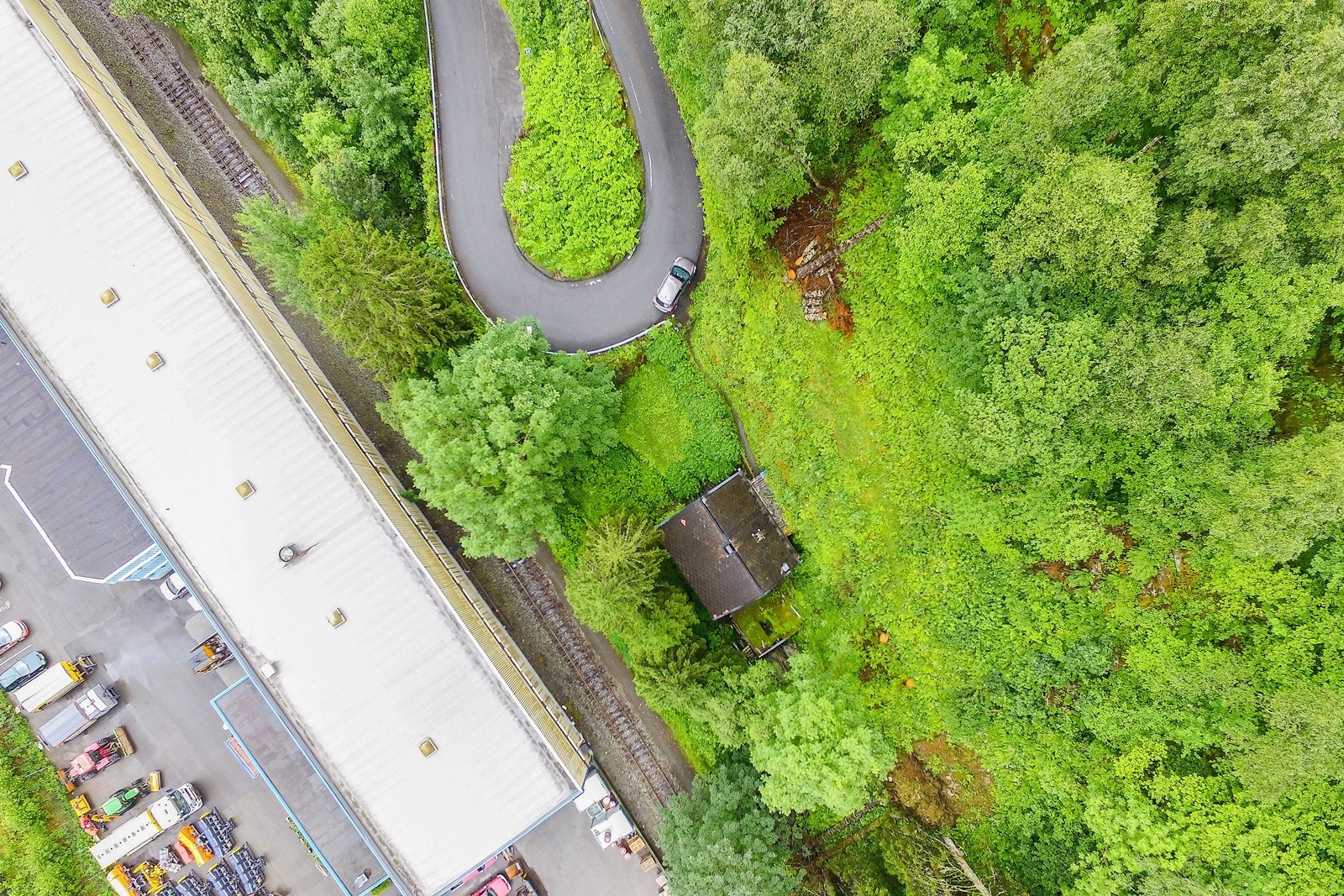 Dronefoto Galleribilde