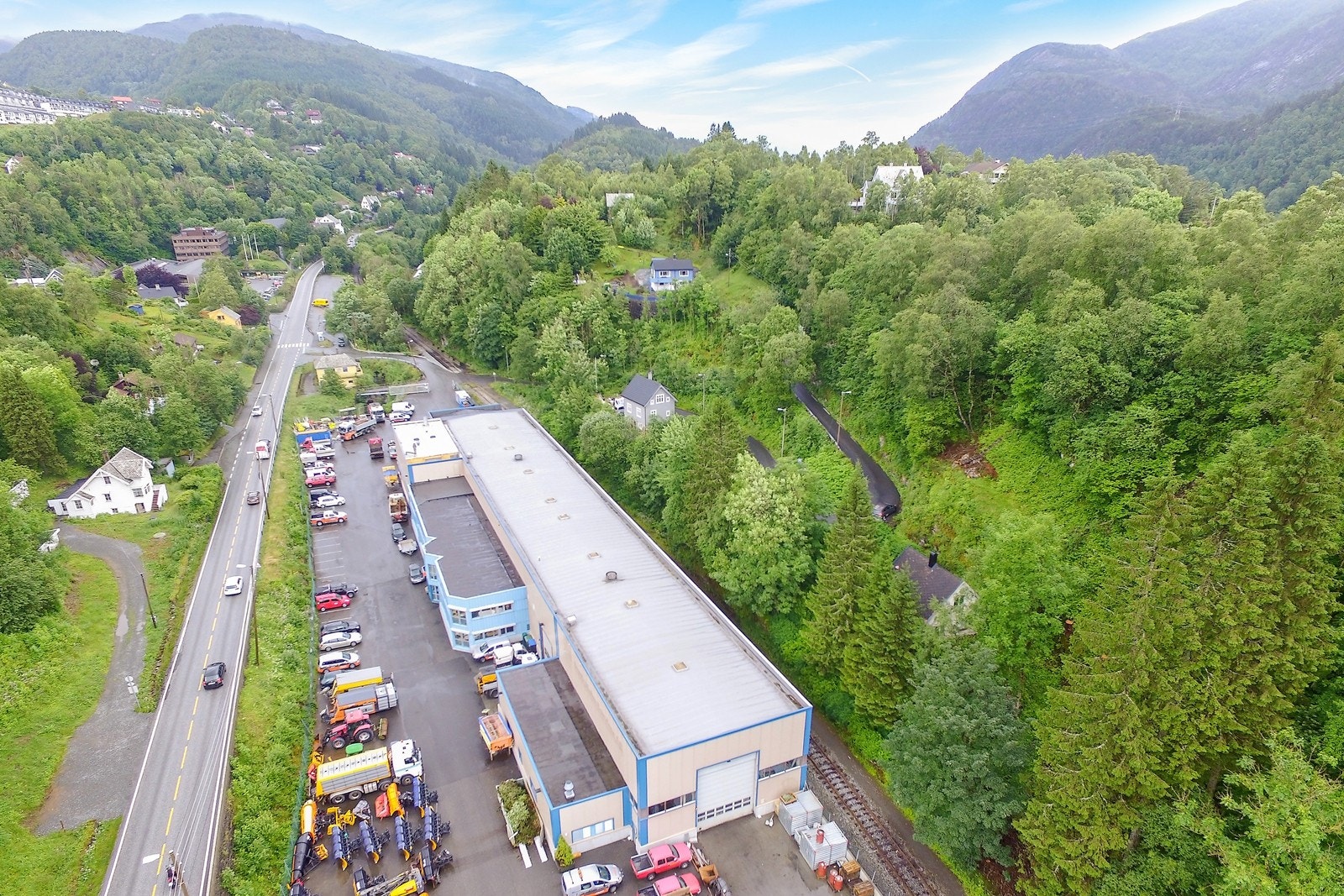 Dronefoto Galleribilde